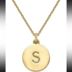 Kate Spade New York Initial Pendant Necklace S Gold